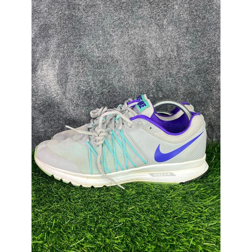 Nike Air Relentless Women’s Running Shoes Size 11 Gray Purple Teal 843882-003
